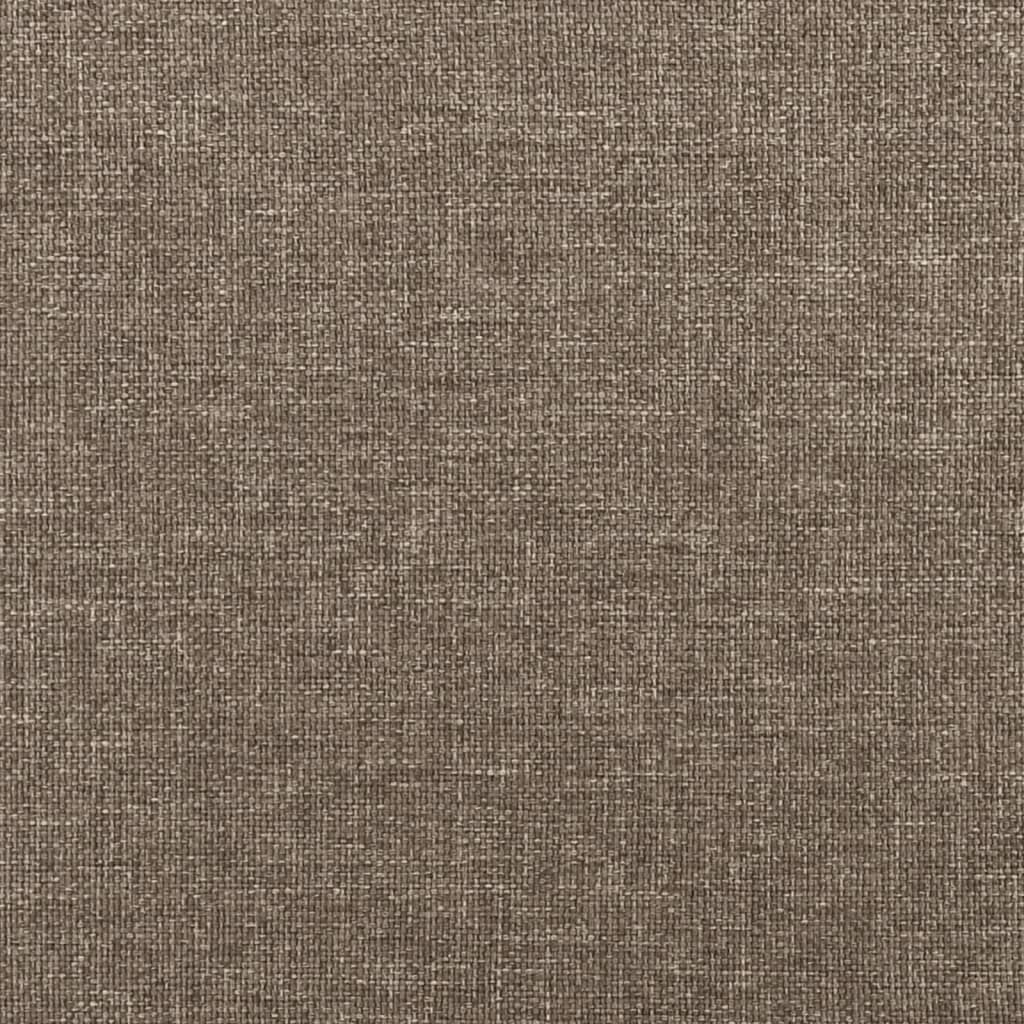 Kopfteil mit Ohren Taupe 103x23x78/88 cm Stoff